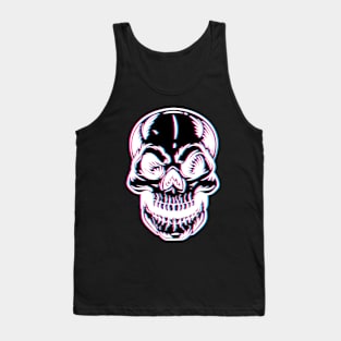 Skull Glitch Tank Top